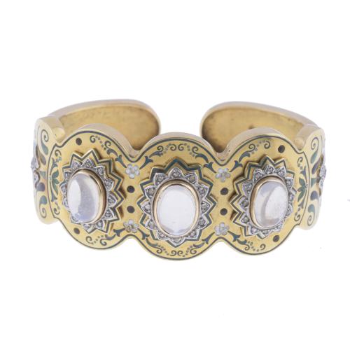 SEMI-RIGID BRACELET, ART NOUVEAU 1890-1910