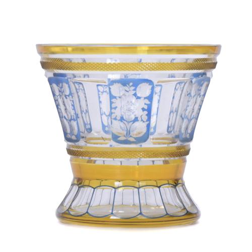 BIEDERMEIER GOBLET IN BOHEMIA CRYSTAL, CIRCA 1840.