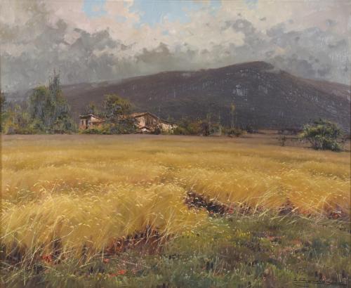 ELÍAS GARRALDA ALZUGARAY (1926-2012). "PLA DE POLITGÉS", second version. Final study.