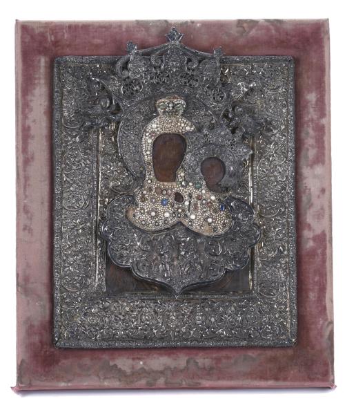 18TH CENTURY RUSSIAN SCHOOL. ICON OF OUR LADY OF SMOLENSK, CIRCA 1720.
