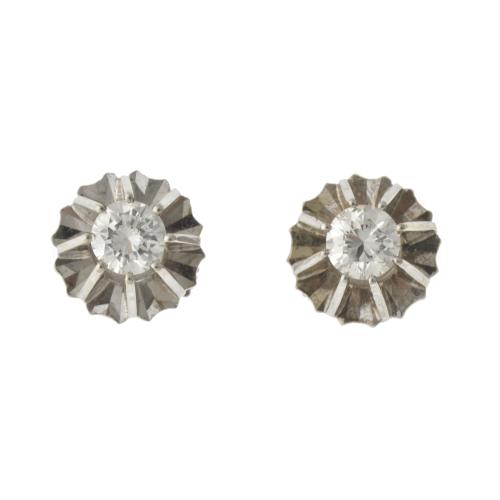 DIAMONDS STUD EARRINGS.