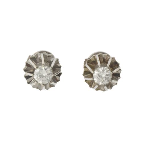 DIAMONDS STUD EARRINGS.