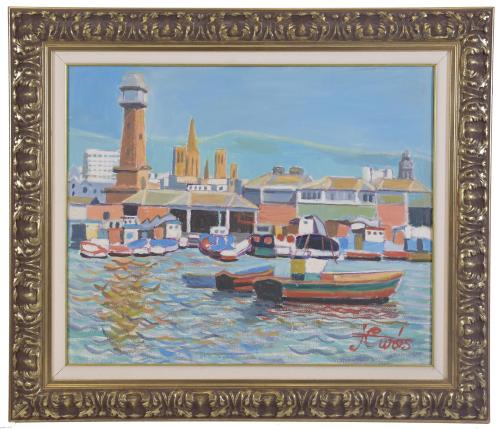 JORDI CURÓS (1930-2017). "SEASCAPE".