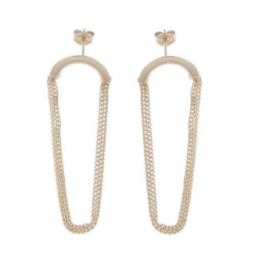 LONG EARRINGS WITH CHAIN