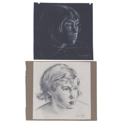 FRANCISCO CAMPS RIBERA (1895-1992). Set of 3 women's portraits.
