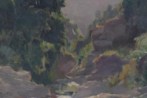 ALEXANDRE DE CABANYES MARQUES (1877-1972). "LANDSCAPE".