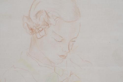 PAIR OF WOMEN&#39;S PORTRAITS. Circa 1933.