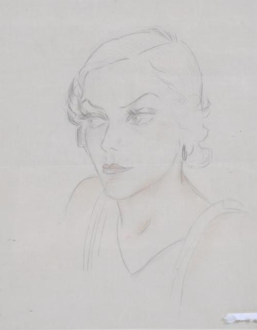 PAIR OF WOMEN&#39;S PORTRAITS. Circa 1933.