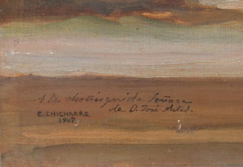 EDUARDO CHICHARRO (1873-1949)  "SEASCAPE", 1907.