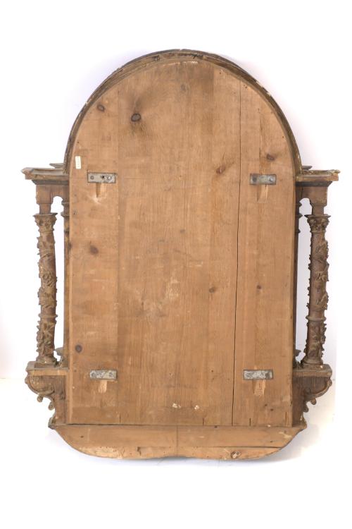 18TH CENTURY SPANISH SCHOOL. ‘SAINT NICOLAS’ WITH NICHE.