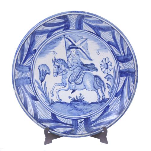 Plato catalán de la serie de "La Corbata", siglo XX. 