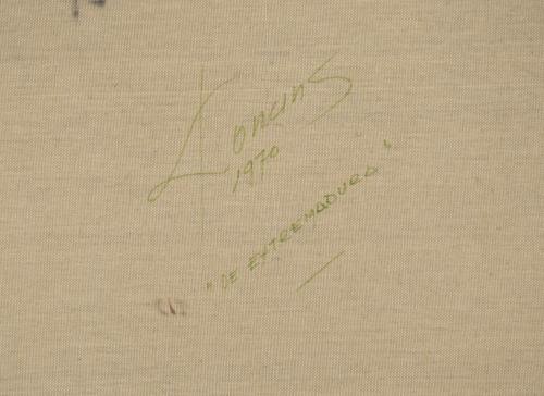 20TH CENTURY SPANISH SCHOOL. "FROM EXTREMADURA", 1970.