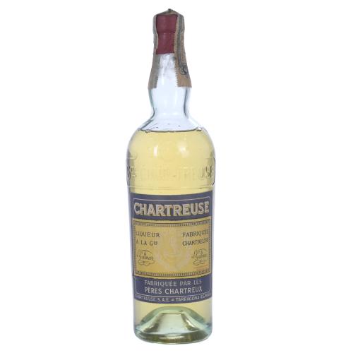 CHARTREUSE. BOTELLA DE COLECCIÓN, LICOR AMARILLO, 1959 - 1965.