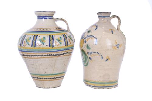 Conjunto de dos jarras con asa del Puente del Arzobispo, To
