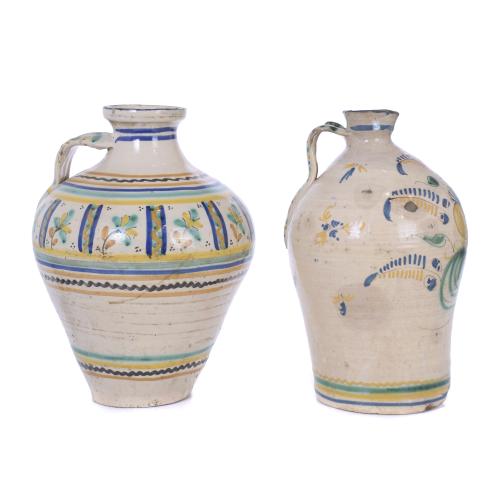 Conjunto de dos jarras con asa del Puente del Arzobispo, To