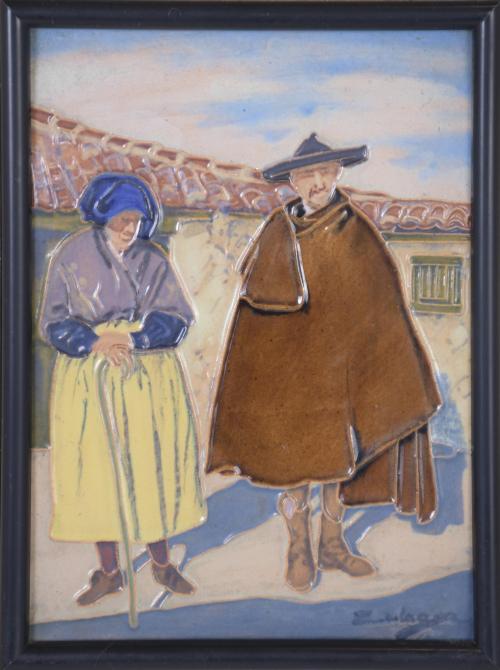 DANIEL ZULOAGA BONETA (1852 - 1921). "Tipos segovianos".