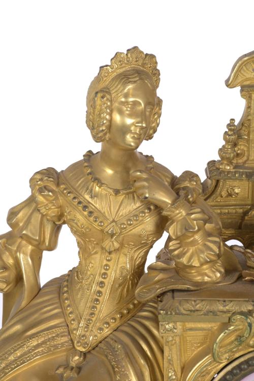 Reloj de sobremesa Louis Philippe - Napoleón III, circa 185
