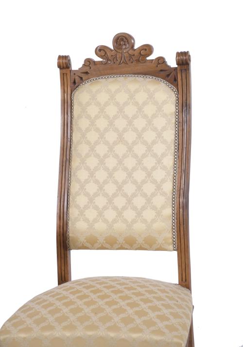 Sillón y pareja de sillas catalanas de estilo Modernista, s