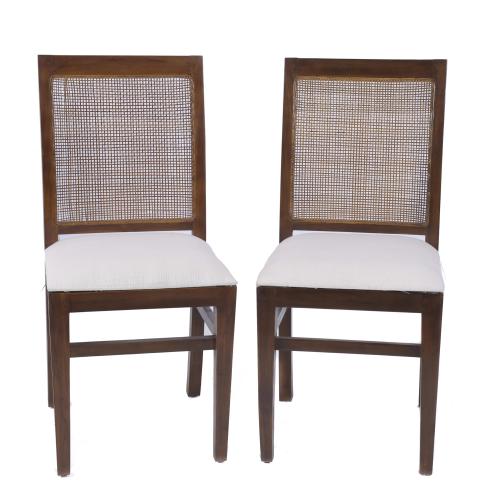 ROCHE BOBOIS. Conjunto de cuatro sillas, pps. siglo XXI. 