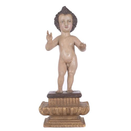 ATTR. TO THE CIRCLE OF JUAN MARTÍNEZ MONTAÑÉS (1568 - 1649). "TRIUMPHANT CHILD JESUS".