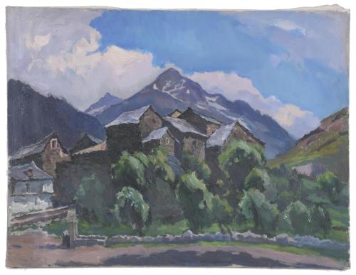 FREDERIC VIÑALS (1913-2012). "PYRENEAN HOUSES".