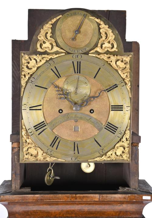 GEORGE GRAHAM (1675 - 1751). English grandfather clock, 18t