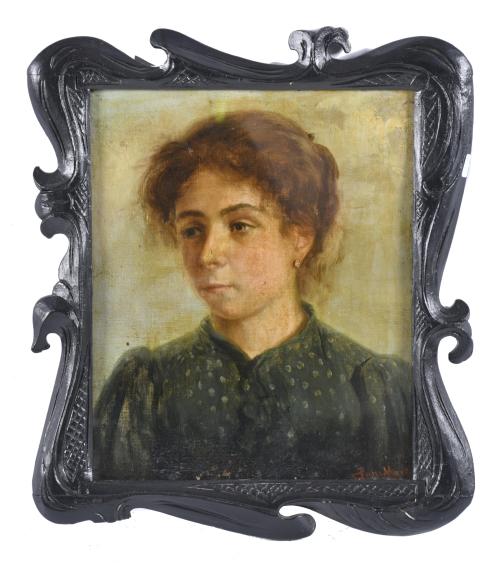 JAUME PONS MARTÍ (1885-1931). "Portrait of his wife, María Pujol".