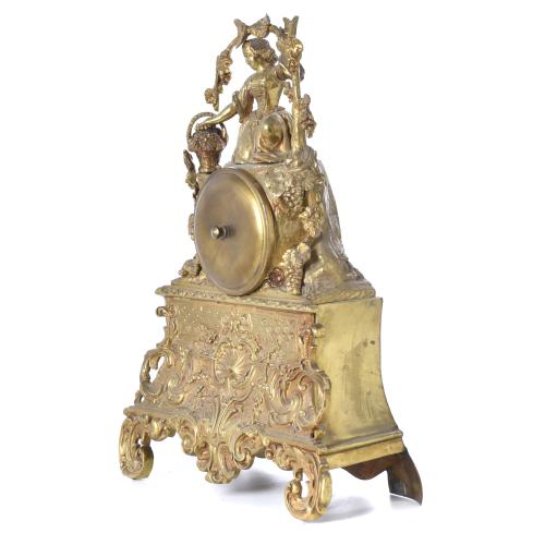 Napoleon III table clock case, 19th century.