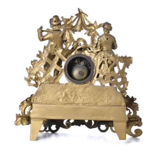 Belle Époque table clock, circa 1900.