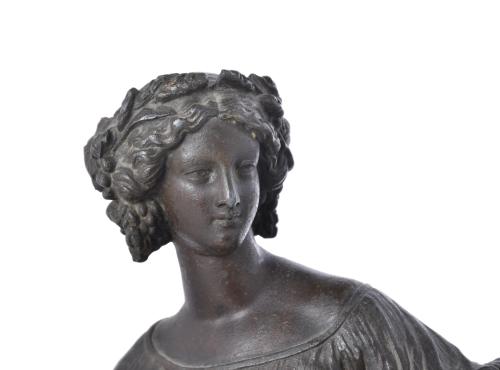 Napoleon III style table clock, late 19th century.
