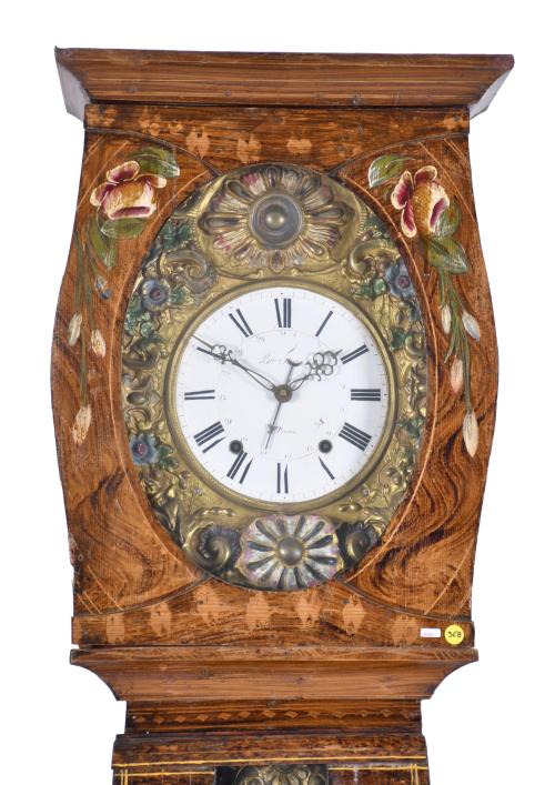 Grandfather clock, 19th century.