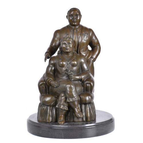 AFTER MOELS BY FERNANDO BOTERO (1932 - 2023). 'Couple'.