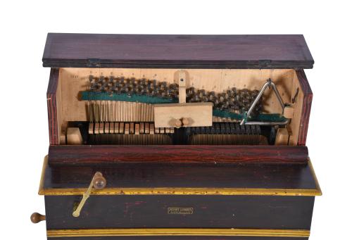 Toy barrel organ, mid 20th century.