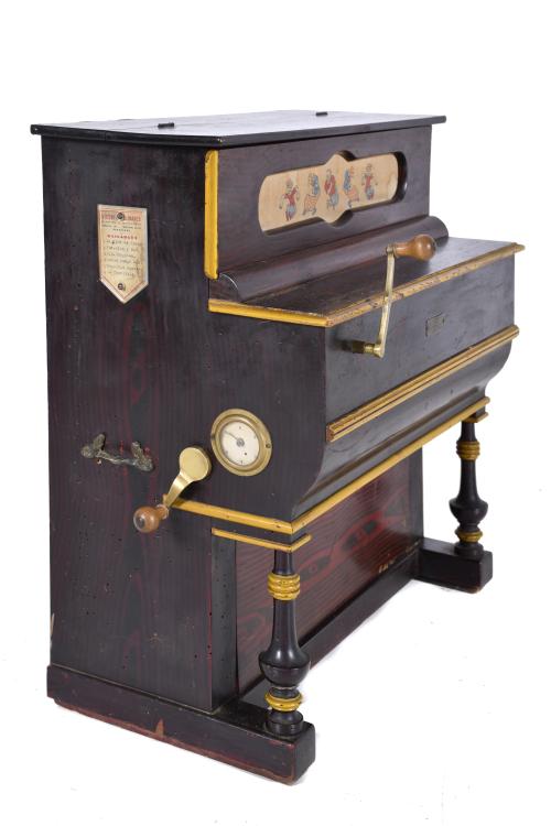 Toy barrel organ, mid 20th century.