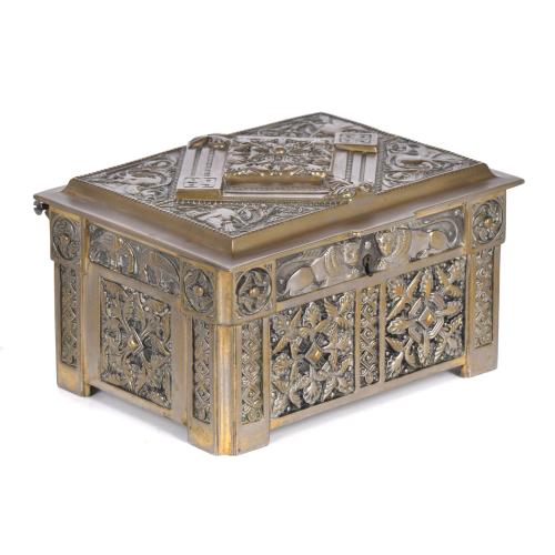 ERHARD & SOHNE. Jewellery case, circa 1910.