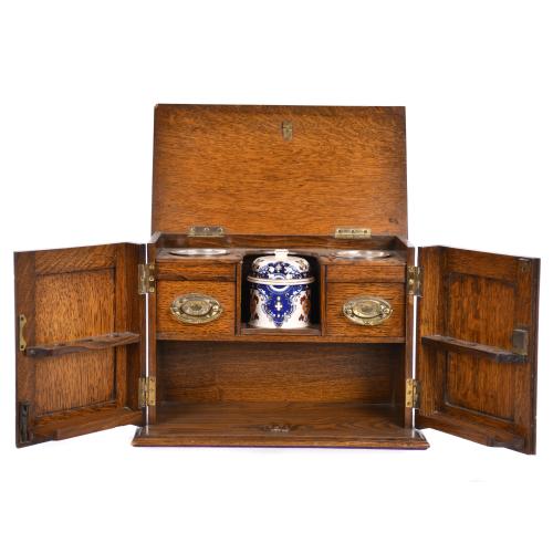 Smoker's box, circa 1930.
