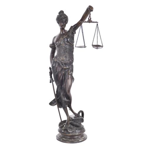 ALOIS MAYER (1855 - 1939).   "Justice". 