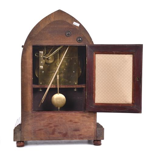 Regency table clock, 19th century.