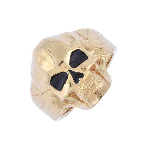 Skull-shaped ring.