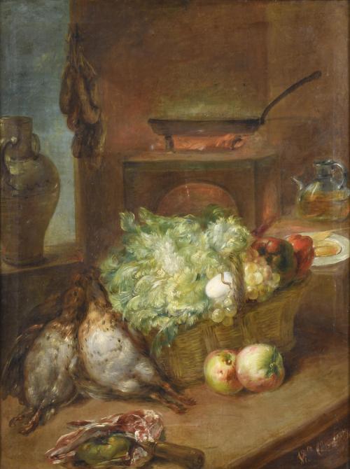 19TH CENTURY, SPANISH SCHOOL. 'Natura morta'.