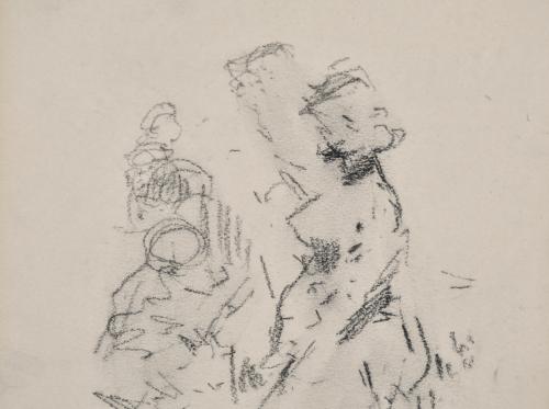 JOSEP CUSACHS I CUSACHS (1851-1908). ‘Sketch from life, fem
