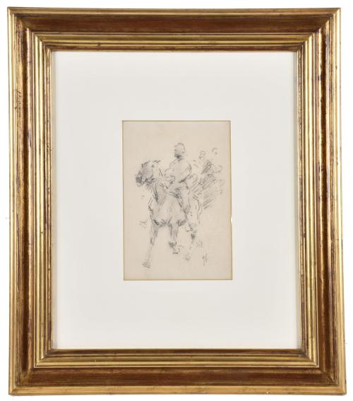 JOSEP CUSACHS I CUSACHS (1851-1908). ‘Sketch from life, man