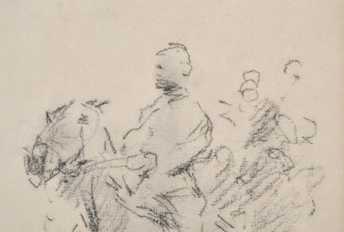 JOSEP CUSACHS I CUSACHS (1851-1908). ‘Sketch from life, man