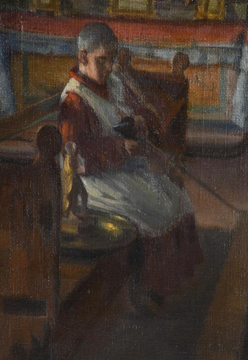 MATEO BALASCH MATEU (1870-1936). &#39;Interior of a church&#39;.
