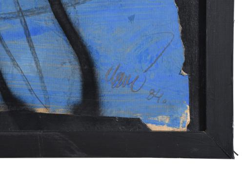 ANTONI CLAVÉ (1913-2005) "Minotaure et instrument", 1984. F