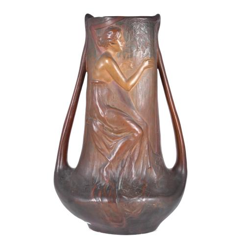 Modernist vase, circa 1900.