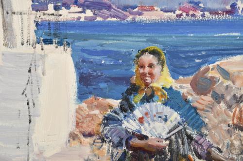 IGNACIO GIL (1913-2003). &#39;Ibiza women&#39;.