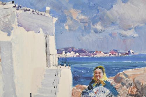 IGNACIO GIL (1913-2003). &#39;Ibiza women&#39;.