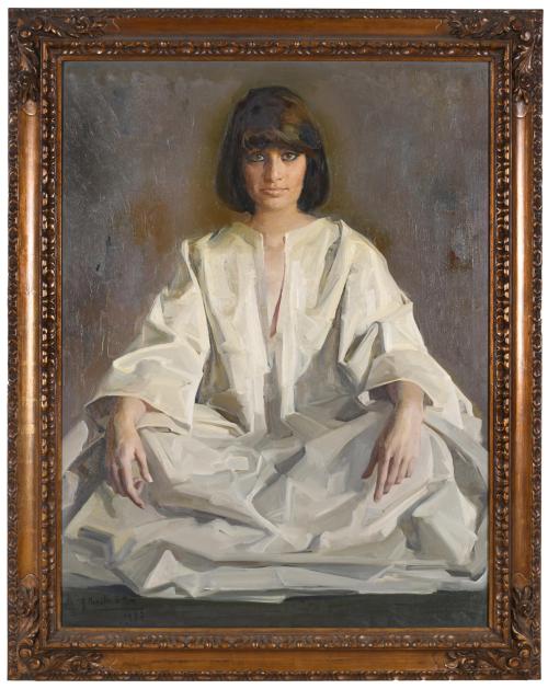 FELIX REVELLO DE TORO (1926). ‘Woman&#39;s portrait in white’, 