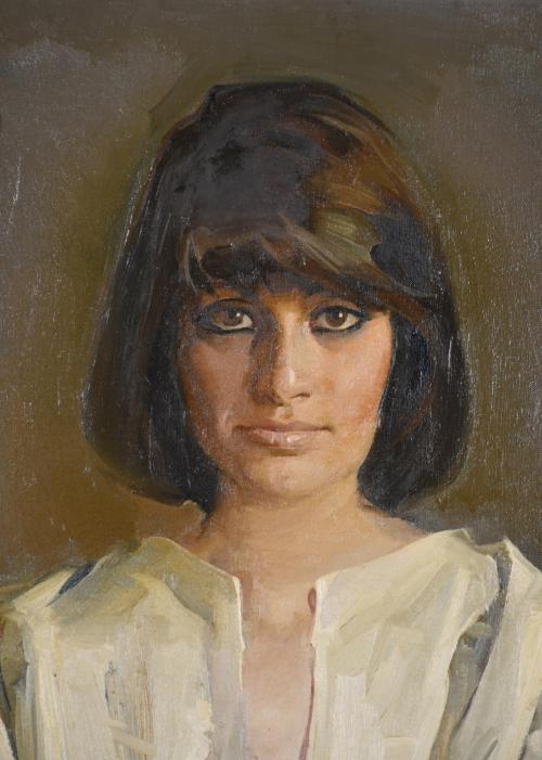 FELIX REVELLO DE TORO (1926). ‘Woman&#39;s portrait in white’, 
